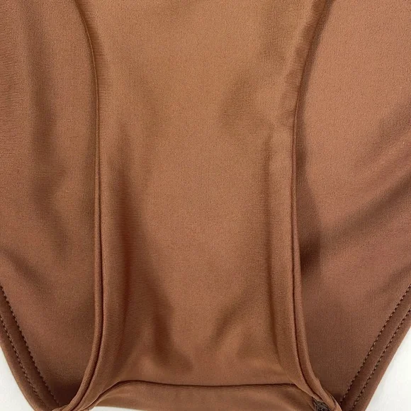 MATTEAU Brown High Waist Bikini Triangle Top. Size 2/3 4/6. - Picture 13 of 15